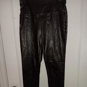 Love Fire Faux Leather Classic Core Leggings